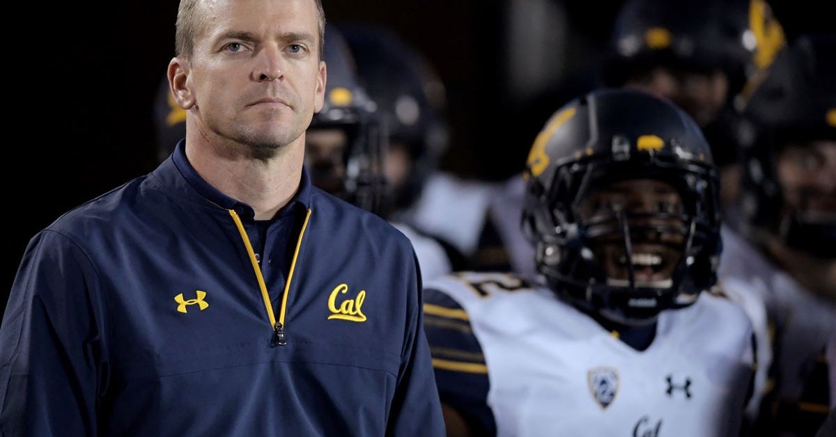 Cal Football Coach Justin Wilcox reacts to fall postponement