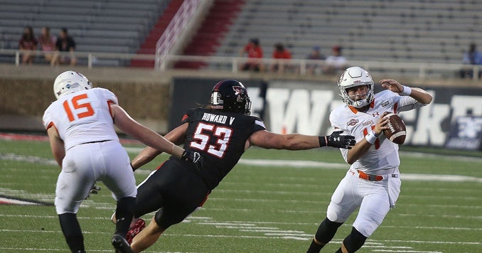 Texas Tech Beats Houston Baptist 35 33