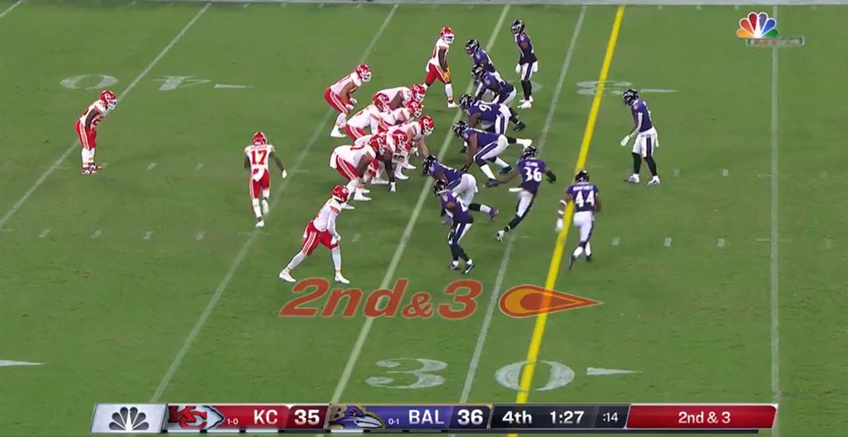 Can't-Miss Play: No way, Oweh! Baltimore Ravens rookie outside linebacker Odafe  Oweh's clutch forced fumble, recovery denies Kansas City Chiefs points