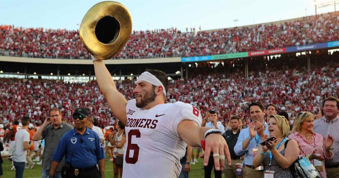 Baker Mayfield rips ‘Horns Down’ rule