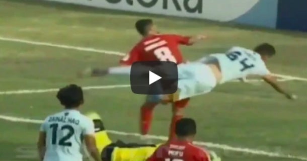 Video: Soccer player dies after vicious collision on field