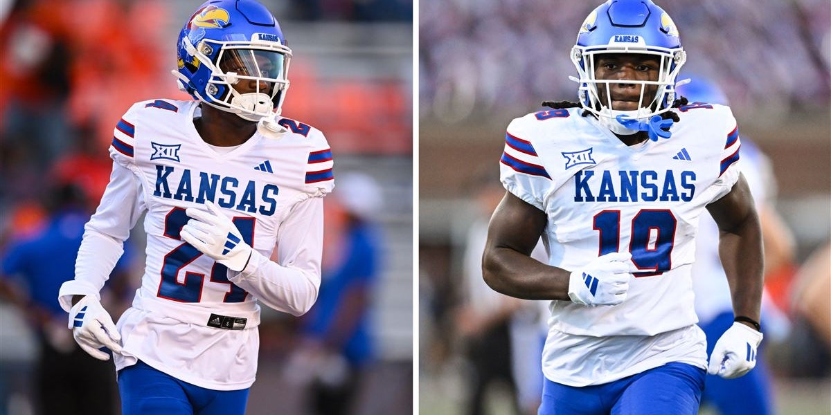 Two Kansas football players depart the program