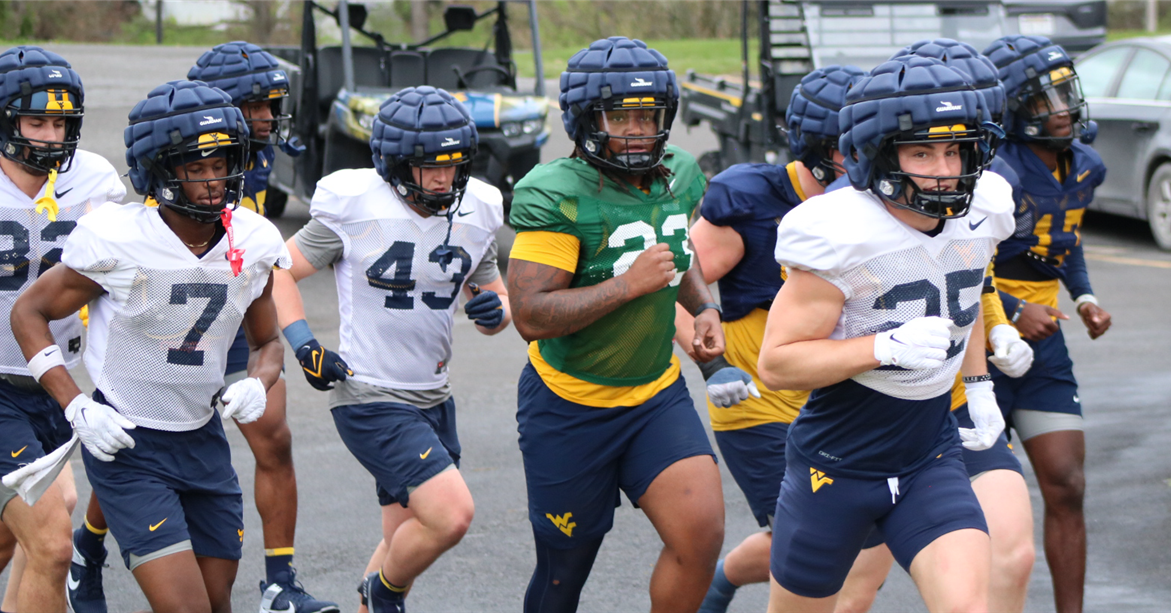 Photos from WVU's third open practice of spring