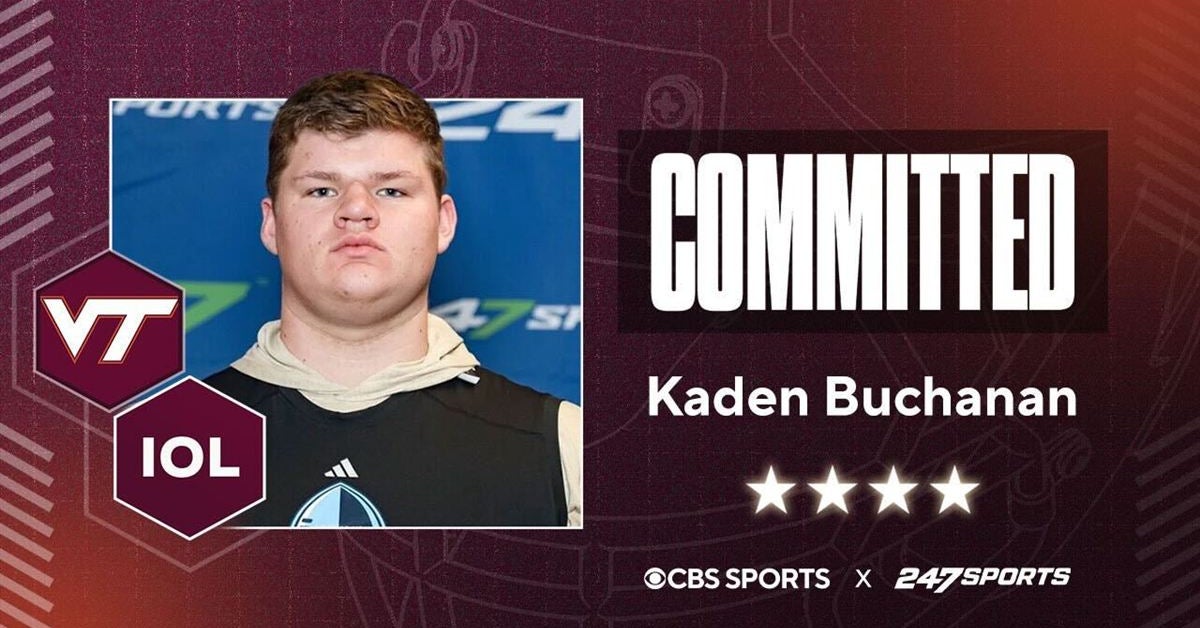 Top247 OL Kaden Buchanan commits to Virginia Tech: Hokies land prized recruit over Kentucky, NC State