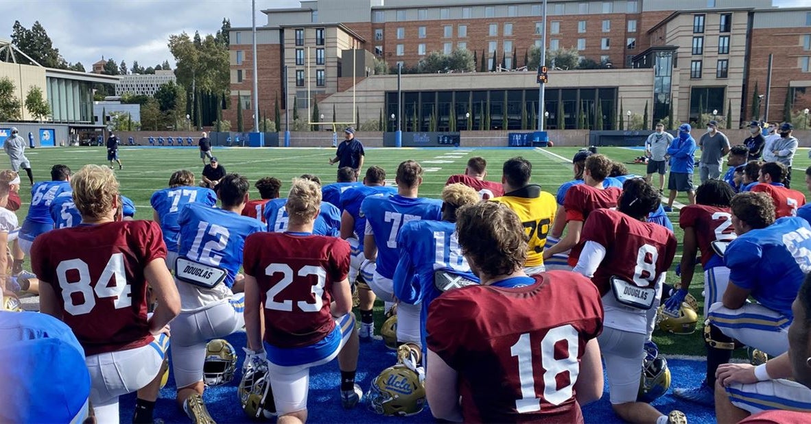 Bill Belichick and Former Bruin Great Visit UCLA's Practice