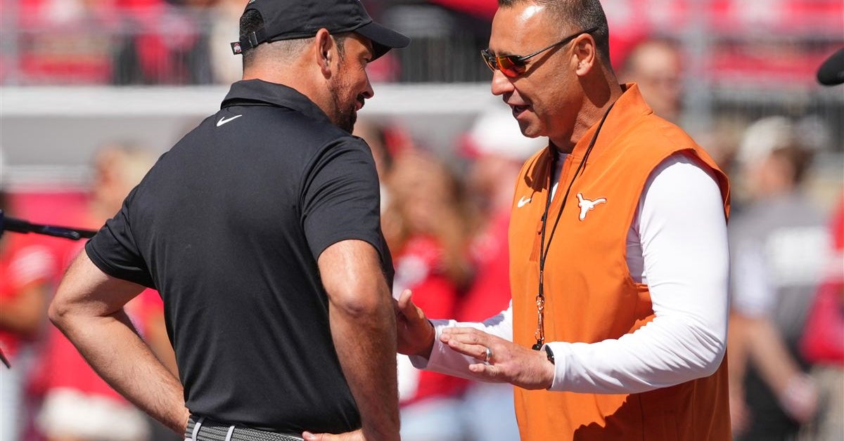 Facing an Ohio State roster with 8 Texans, Longhorns coach Steve Sarkisian talks big-game recruiting impact