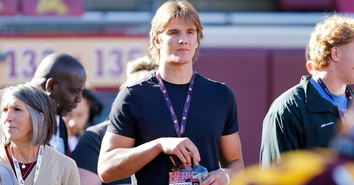 George Rohl Wisconsin Minnesota Football flips Ellsworth tight end George Rohl from North Dakota