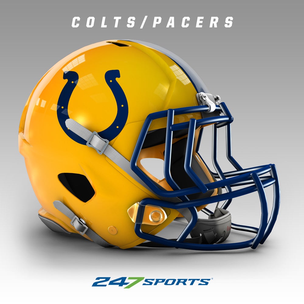 If MLB,NBA and NHL teams wore NFL helmets, this is what they would look like