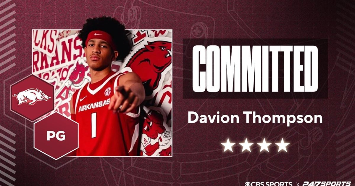 Arkansas Basketball Lands Commitment From No. 21 ranked Davion Thompson