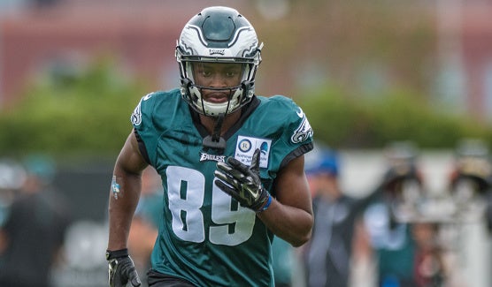 Greg Ward of the Philadelphia Eagles carries the ball during the