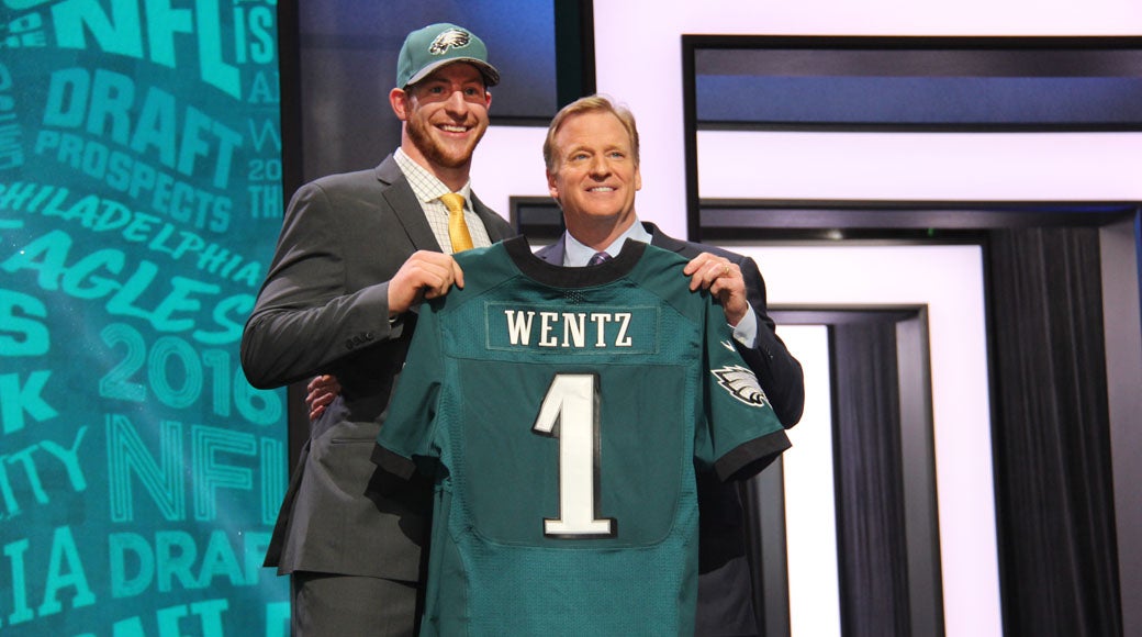 The Clintons now have a Carson Wentz jersey 