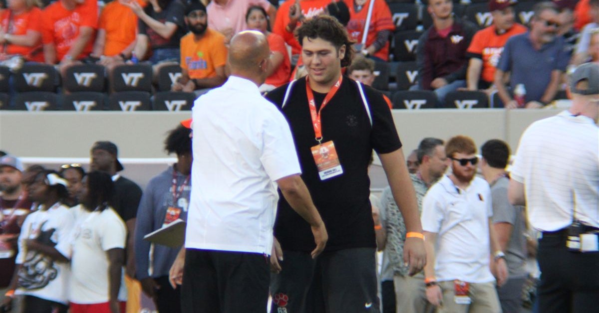 Saturday Night's Visit Has Virginia Tech in the Mix for 2028 OL Brendan Hall