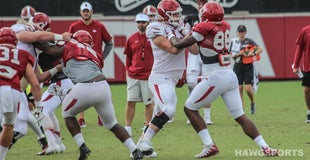 Razorbacks working to significantly reduce sacks Razorbacks working to significantly reduce sacks