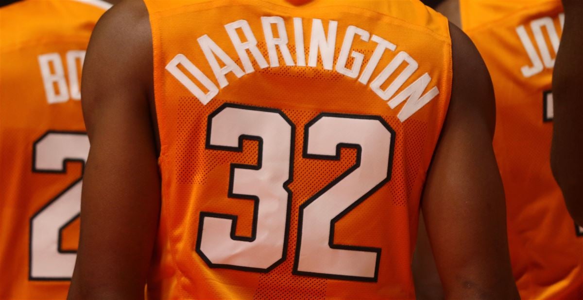 Chris Darrington Tennessee Volunteers Basketball Jersey-Orange