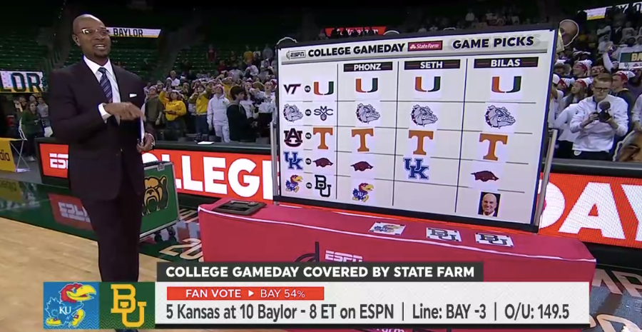 ESPN College GameDay picks for Baylor vs. Alabama men's basketball