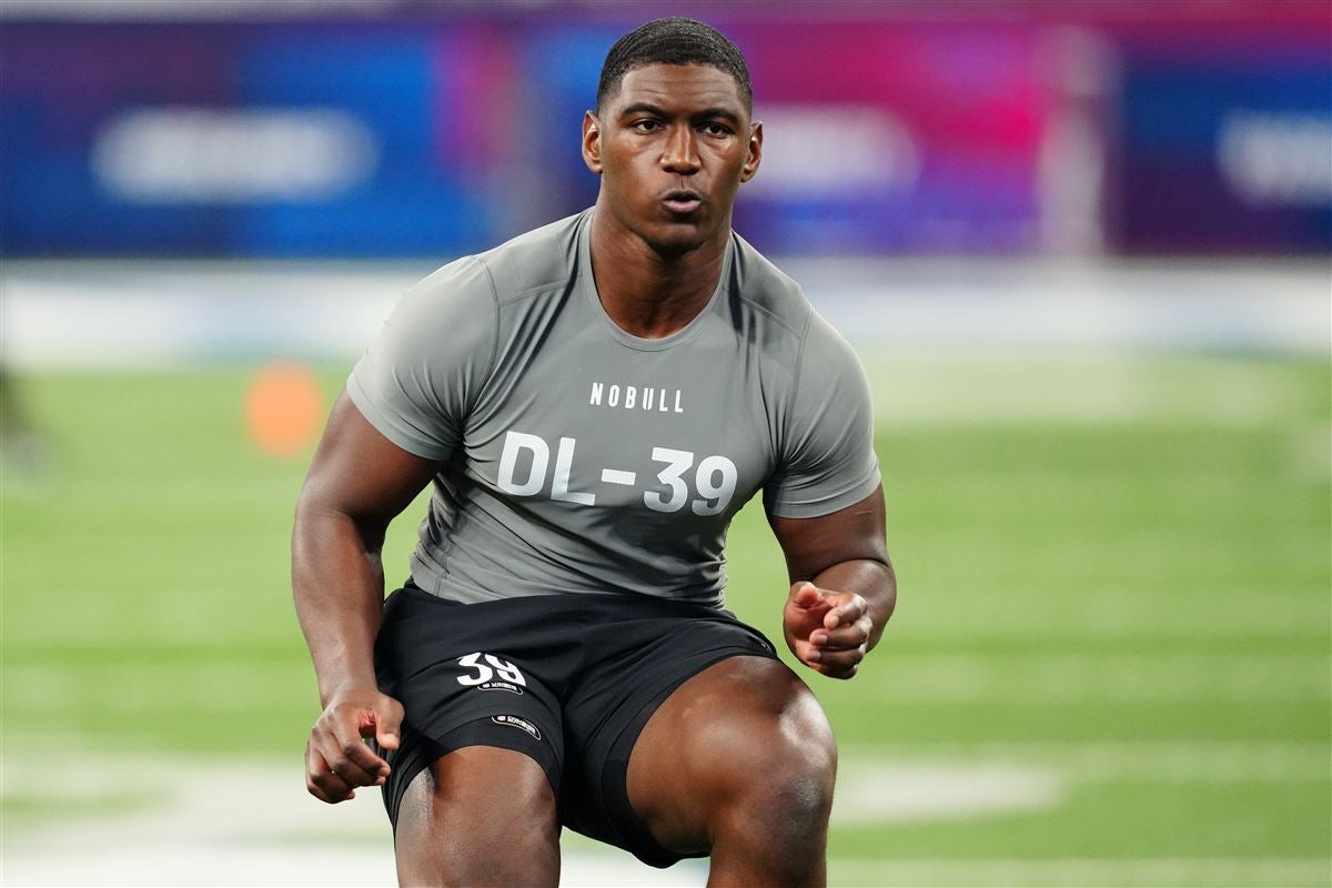 Cedric Johnson shows off the hops, speed at NFL Scouting Combine