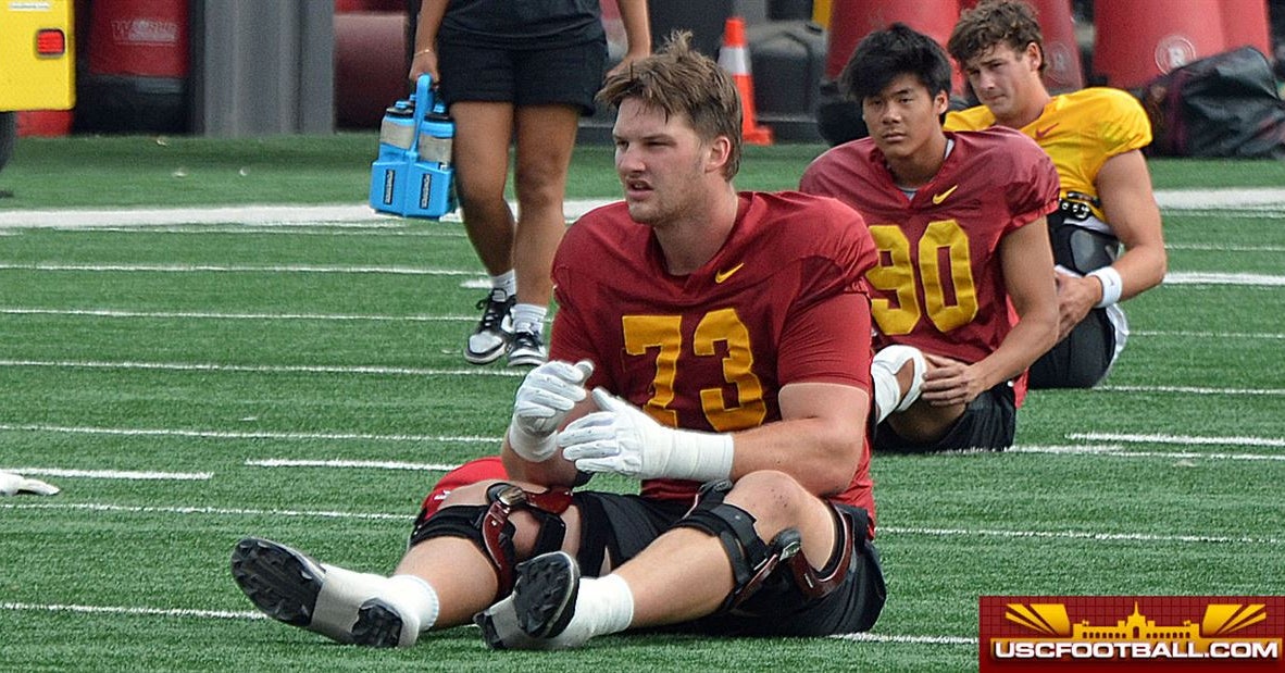 Lincoln Riley updates USC's crucial right tackle position battle 