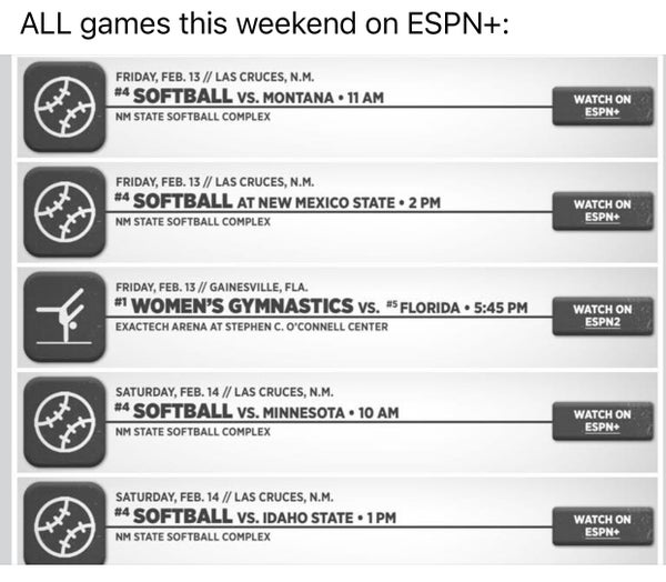 All games this weekend are on