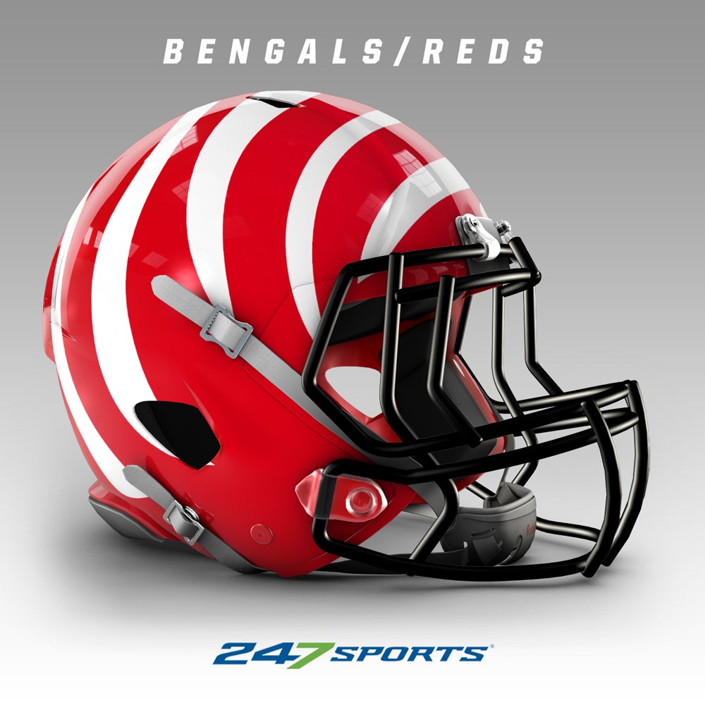 If MLB,NBA and NHL teams wore NFL helmets, this is what they would look like