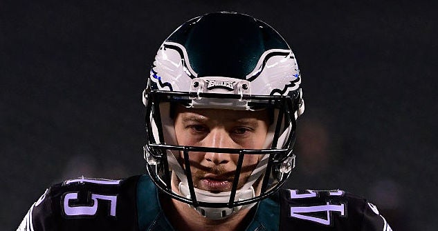 Philadelphia Eagles long snapper Rick Lovato stands on the field before an  NFL preseason football game against the Cleveland Browns in Cleveland,  Sunday, Aug. 21, 2022. (AP Photo/Ron Schwane Stock Photo - Alamy