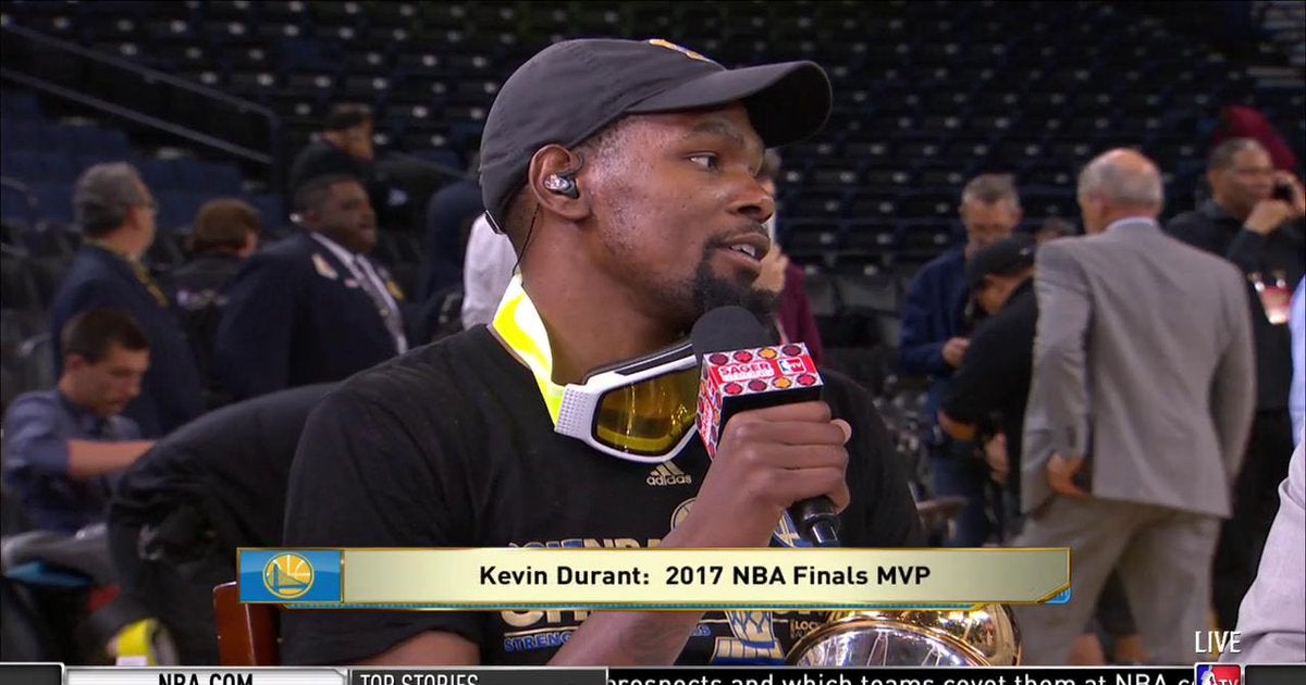 Watch Kevin Durant Reflects On Winning Title Finals Mvp Award