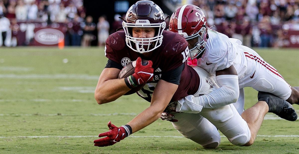 Texas A&M Tight End Transfer Jake Johnson Commits To UNC Football