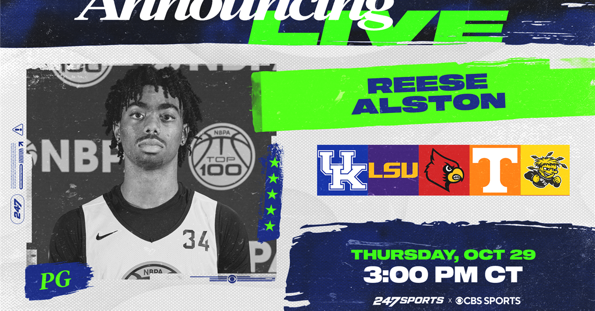 Five-star recruit Reese Alston to announce college decision Thursday LIVE on CBS Sports