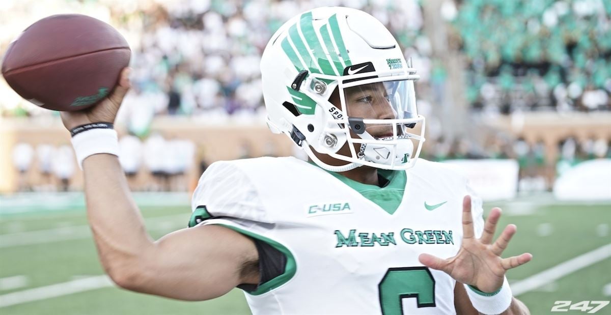 Mason Fine becomes North Texas' all-time leading passer - Underdog Dynasty