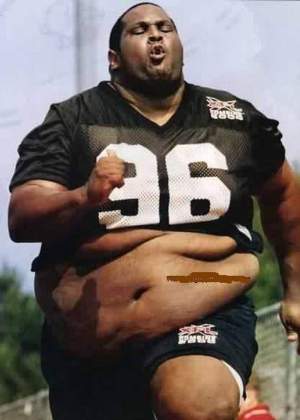 Image result for fat football player