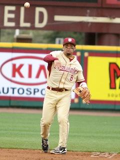 Former Boynton Beach little league star Devon Travis soaks in