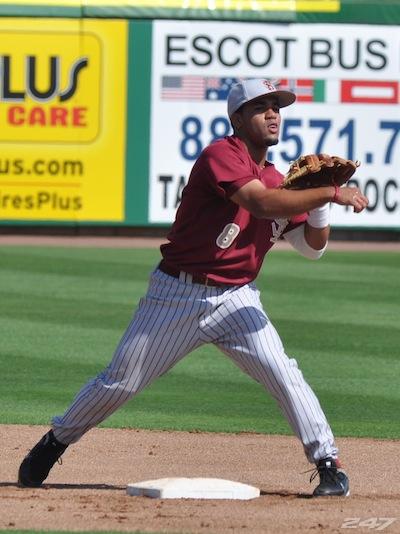 Former Boynton Beach little league star Devon Travis soaks in