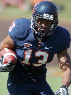 Virginia Cavaliers cornerback Chase Minnifield (13) warms up before the  game against the North Carolina State Wolfpack at Scott Stock Photo - Alamy