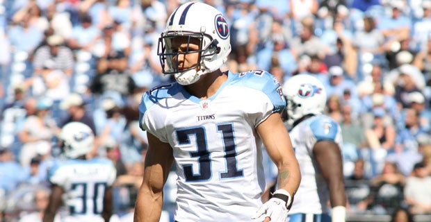 Tennessee Titans cornerback Cortland Finnegan is shown during a