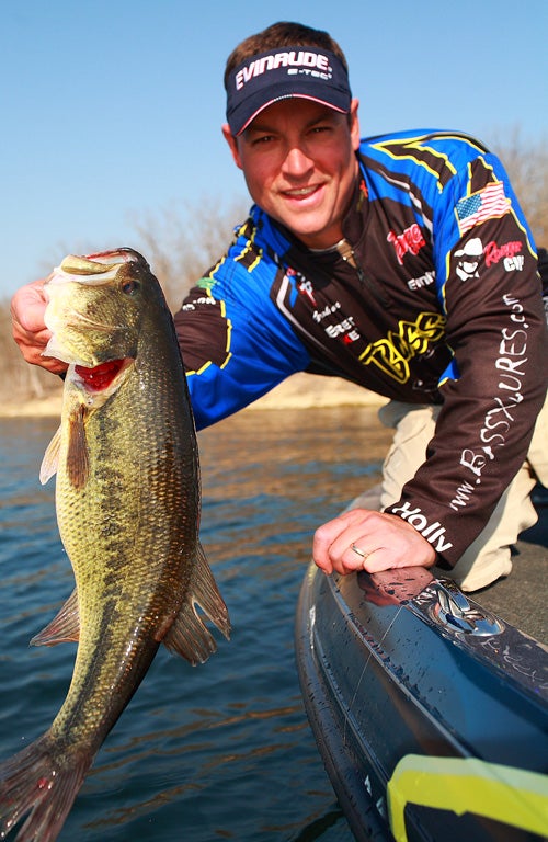 Bohannan with a nice buzzbait fish